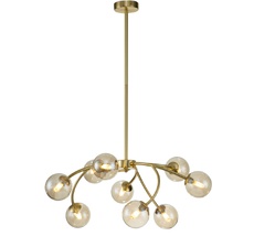 Люстра потолочная на штанге (11024/9R Gold) Indigo V000227