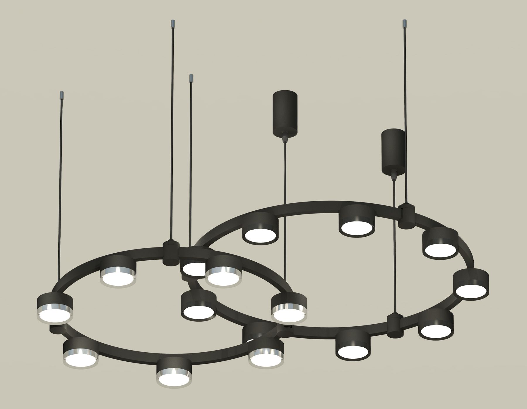 Подвесная люстра Ambrella light Techno Ring Traditional DIY XR92091200