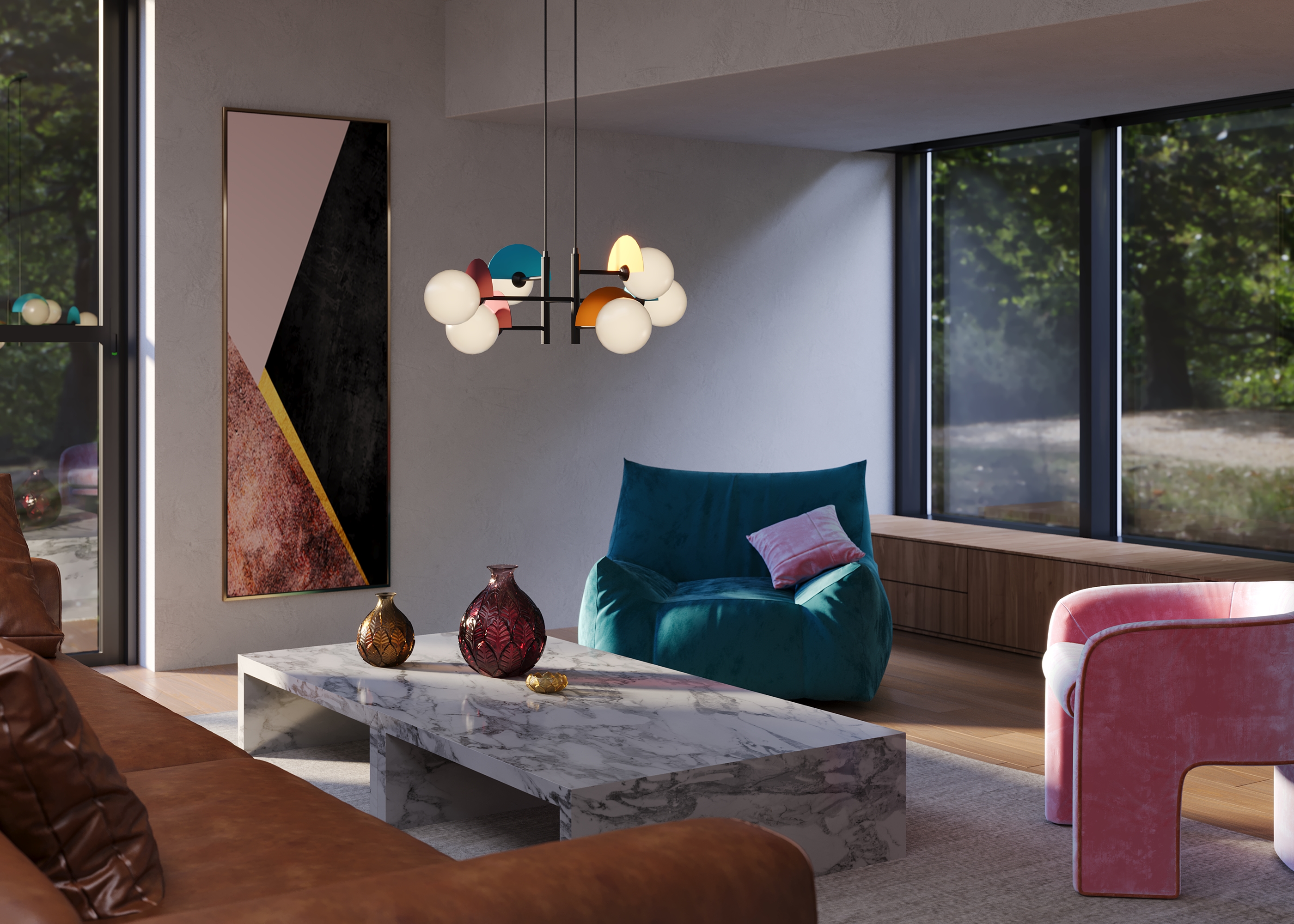 Подвесная люстра Freya Sepia FR5391PL-06CFL_MY