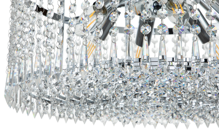 Люстра потолочная на штанге (12005/6С Chrome) Indigo V000279