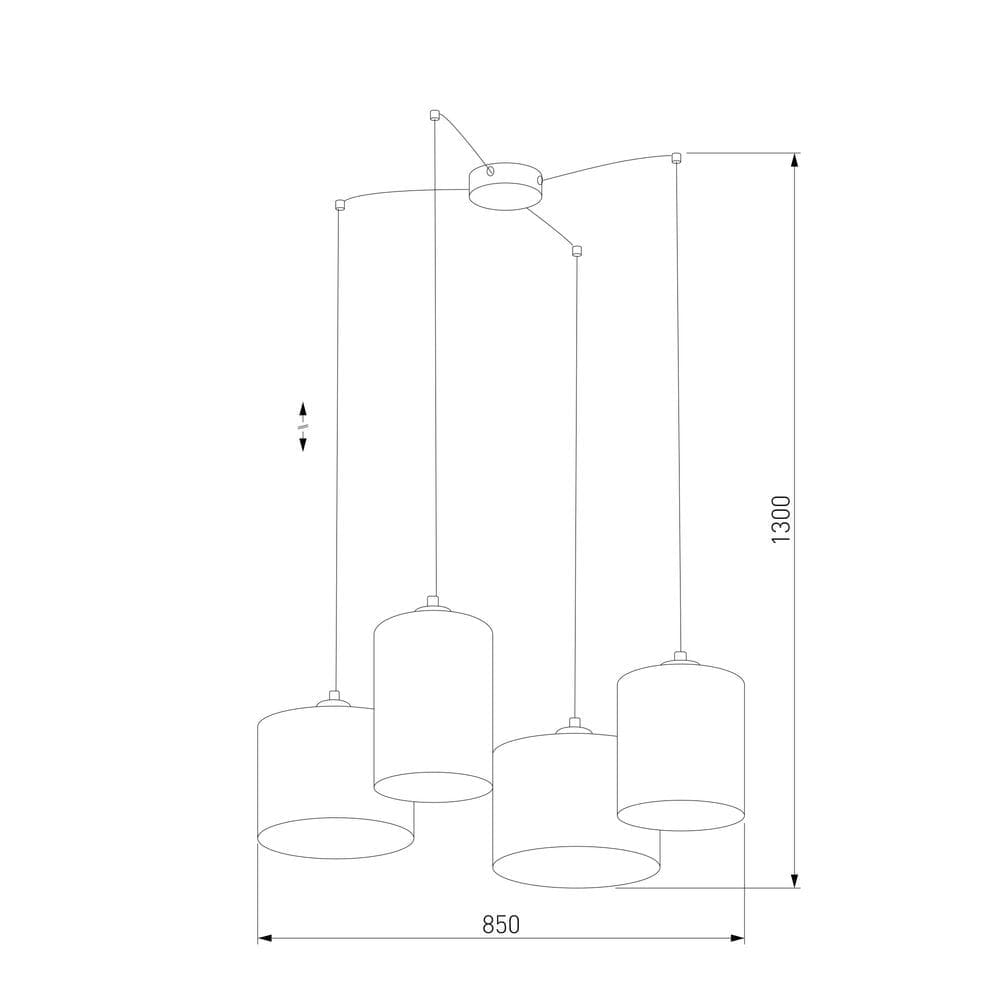 Подвесная люстра TK Lighting Juta a059939_EU