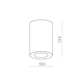 Накладной светильник ArteLamp FACILE A5118PL-1BK