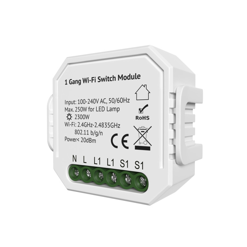 Wi-Fi реле Denkirs Relay RL1001-SM/1