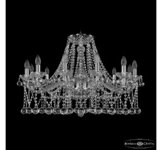 Хрустальная люстра Bohemia Ivele Crystal 1413/12/300 Ni Balls_BI
