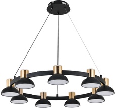 Подвесной светильник с пультом управления LED (11059/9P Black) Indigo V000183L