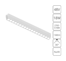 Трековый светильник Arte Lamp RAPID A2969PL-1WH