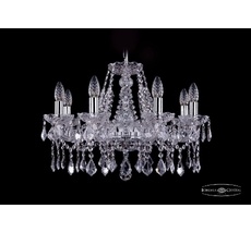 Хрустальная люстра Bohemia Ivele 1413/8/200 Ni Leafs_BI