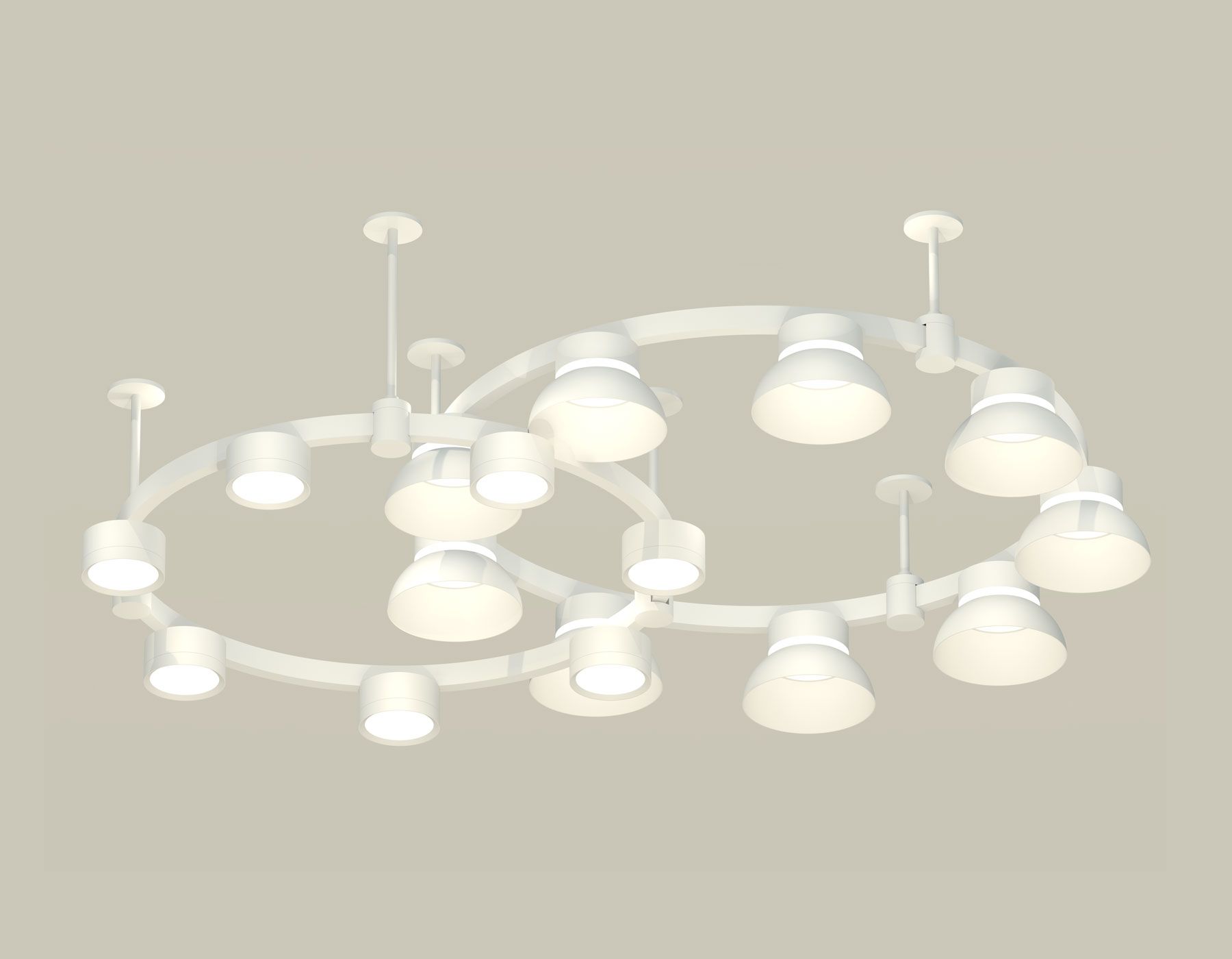 Подвесная люстра Ambrella light Techno Ring с акрилом Traditional DIY XR92211101_AMB