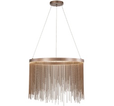 Подвесная люстра с пультом светодиодная (11037/A/1P Brown) Indigo V000092L