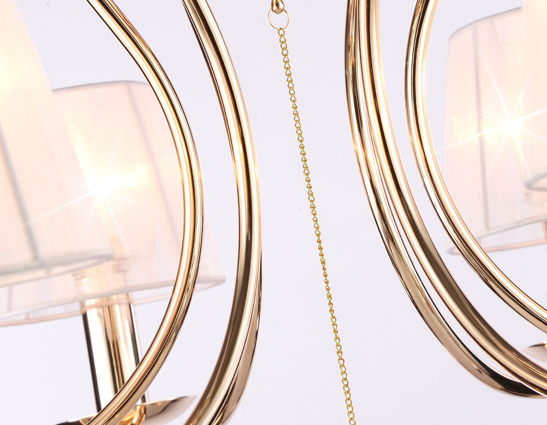 Подвесная люстра Ambrella light с абажурами Traditional TR4546_AMB