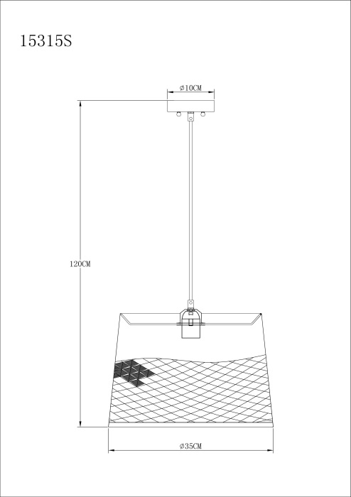 Подвесной светильник Globo BECCA 15315S_GL