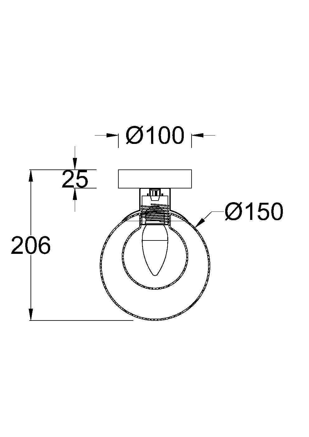Настенный светильник Maytoni Basic form MOD521WL-01G1_MY