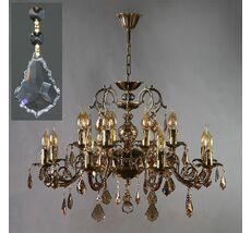 Хрустальная люстра Ambiente Ambient 8888/8+8 PB Leaf crystal_BZ