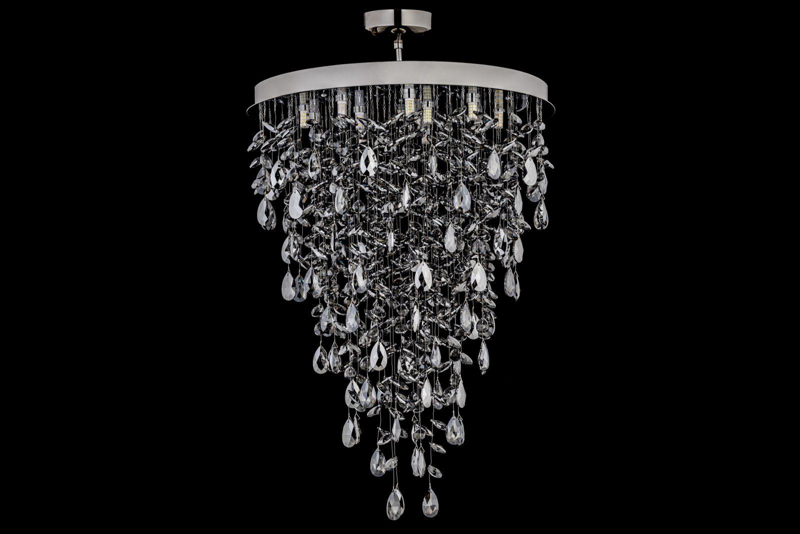 Каскадная люстра Arti Lampadari Flusso Nickel Flusso H 1.4.55.639 N