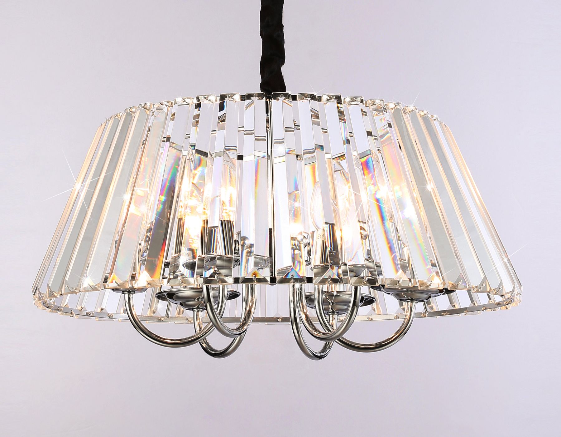 Подвесная люстра Ambrella light с хрусталем Traditional TR5038_AMB