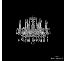 Хрустальная люстра Bohemia Ivele Crystal 1413/6/141 Ni Leafs_BI