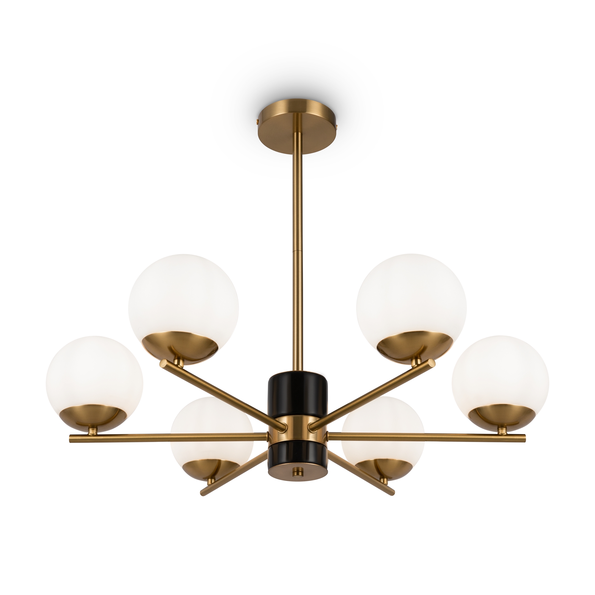 Подвесная люстра Freya на штанге Marble FR5230PL-06BS_MY