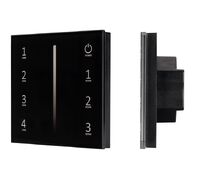 Встраиваемая сенсорная панель Arlight SMART-P34-DIM-IN Black (230V, 0-10V, Sens, 2.4G) 028112_ARL