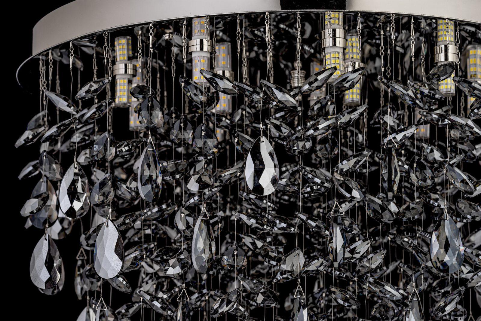 Каскадная люстра Arti Lampadari Flusso Nickel Flusso H 1.4.55.639 N