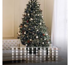 Гирлянда занавес роса белый 2x2,6М IP20 Eurosvet 200-006 a060424_EU