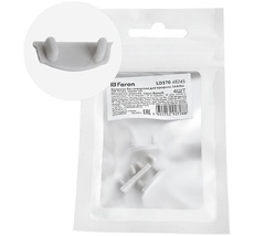 Заглушка без отверстия для профиля CAB264, LD370 Feron 48245_FR