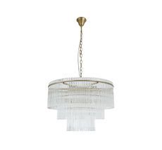 Подвесная люстра Newport 3689+9/C brass_NP