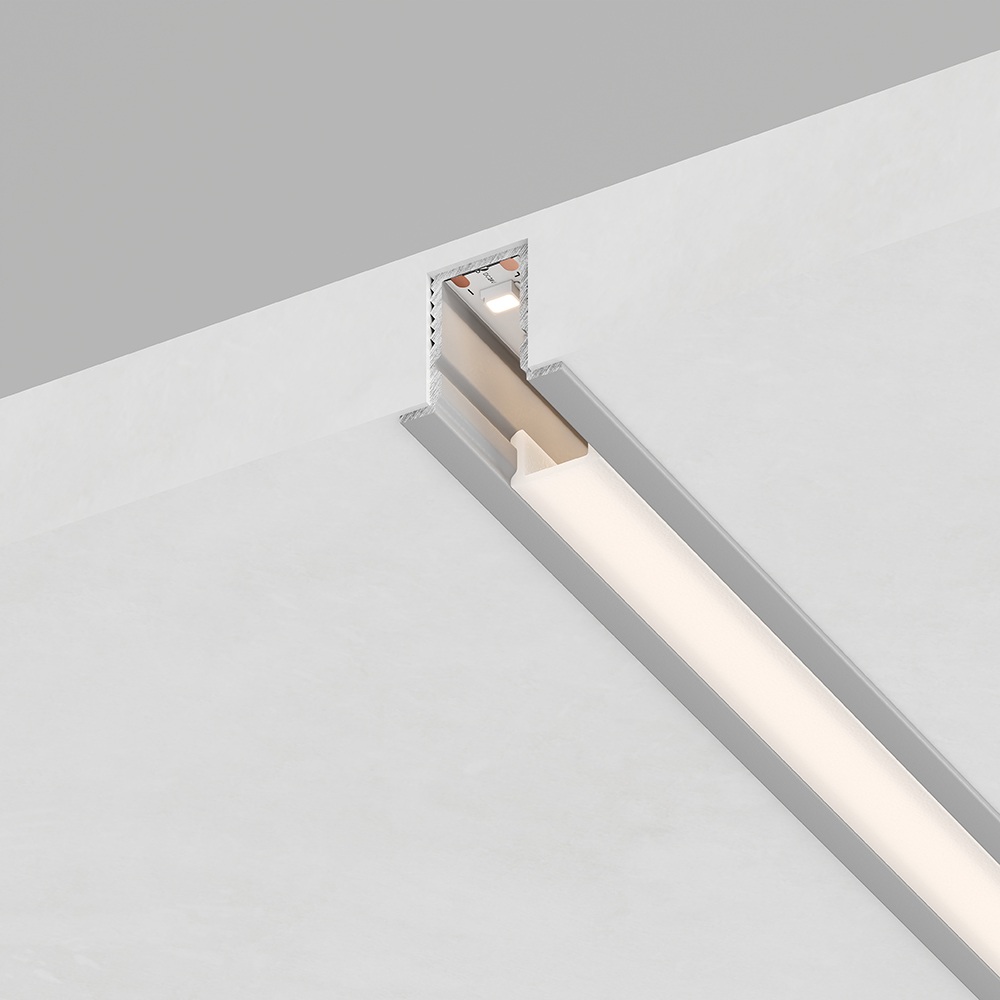 Профиль для светодиодной ленты алюминиевый встраиваемый 2м Feron 52150_FR