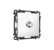 Комплект механизма TV розетки SAT 5-2400MHz 3.5dB ALFA QUANT (AP1130, VM215) Ambrella Volt MA113050_AMB