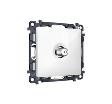 Комплект механизма TV розетки SAT 5-2400MHz 3.5dB ALFA QUANT (AP1130, VM215) Ambrella Volt MA113050_AMB