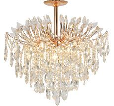 Потолочная люстра на штанге Escada 2104/8P Gold_ESC