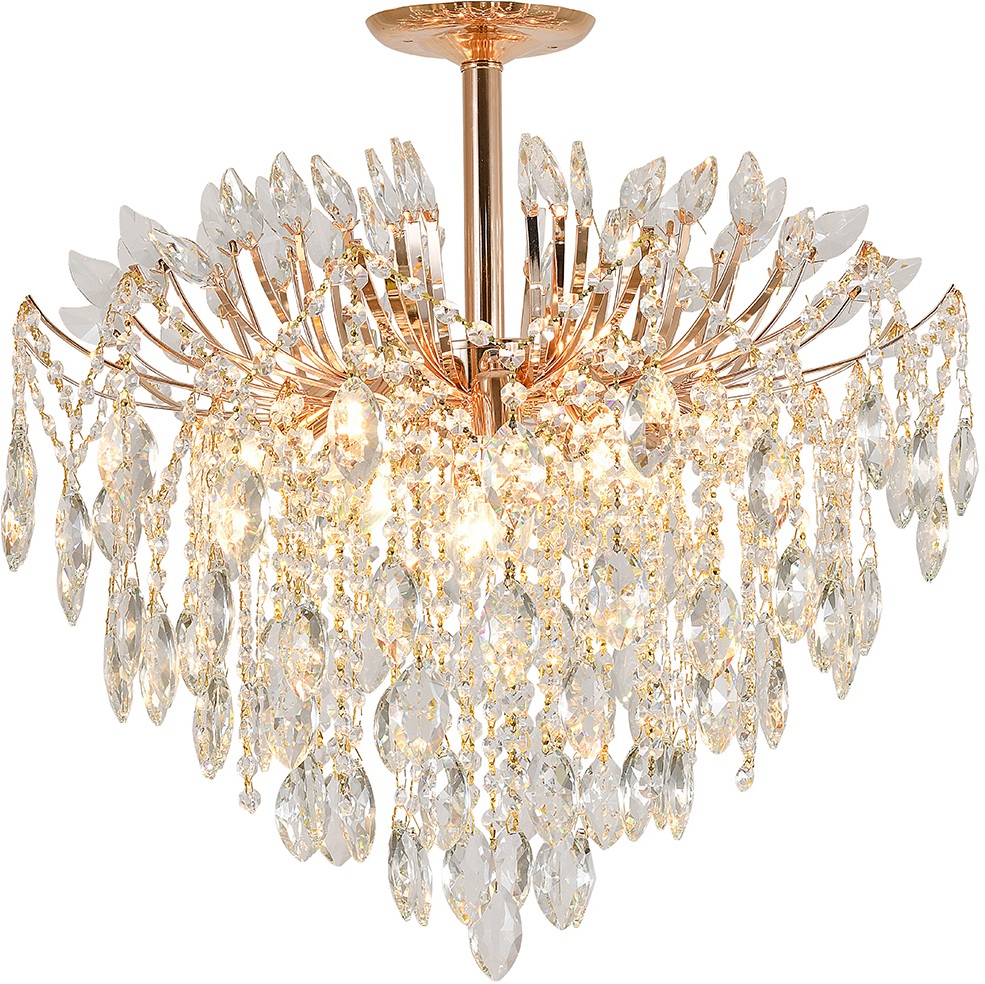 Потолочная люстра на штанге Escada 2104/8P Gold_ESC