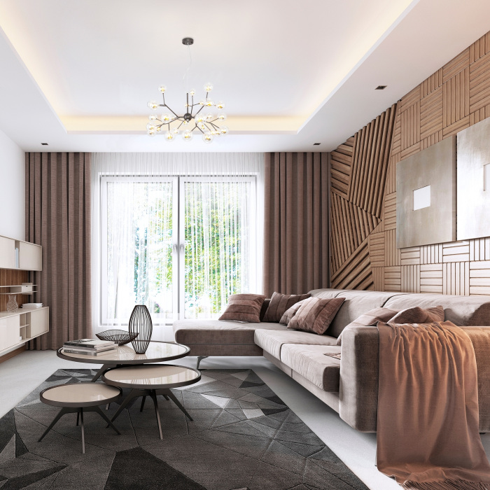 Подвесная люстра с черной арматурой светодиодная Bogate's 545 Smart_EU