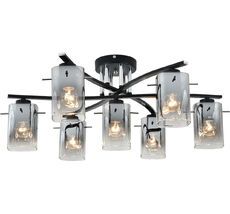 Потолочная люстра на штанге Escada 1101/7P Black_ESC