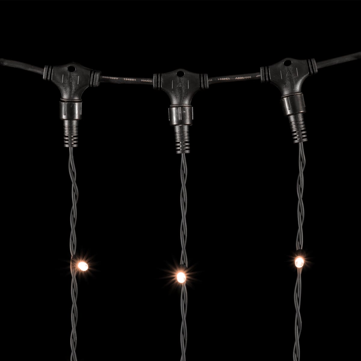 Гирлянда LTC Занавес 2 x 3 м Экстра Тепло-Белый 220В, 600 LED LL602-1-2EWW