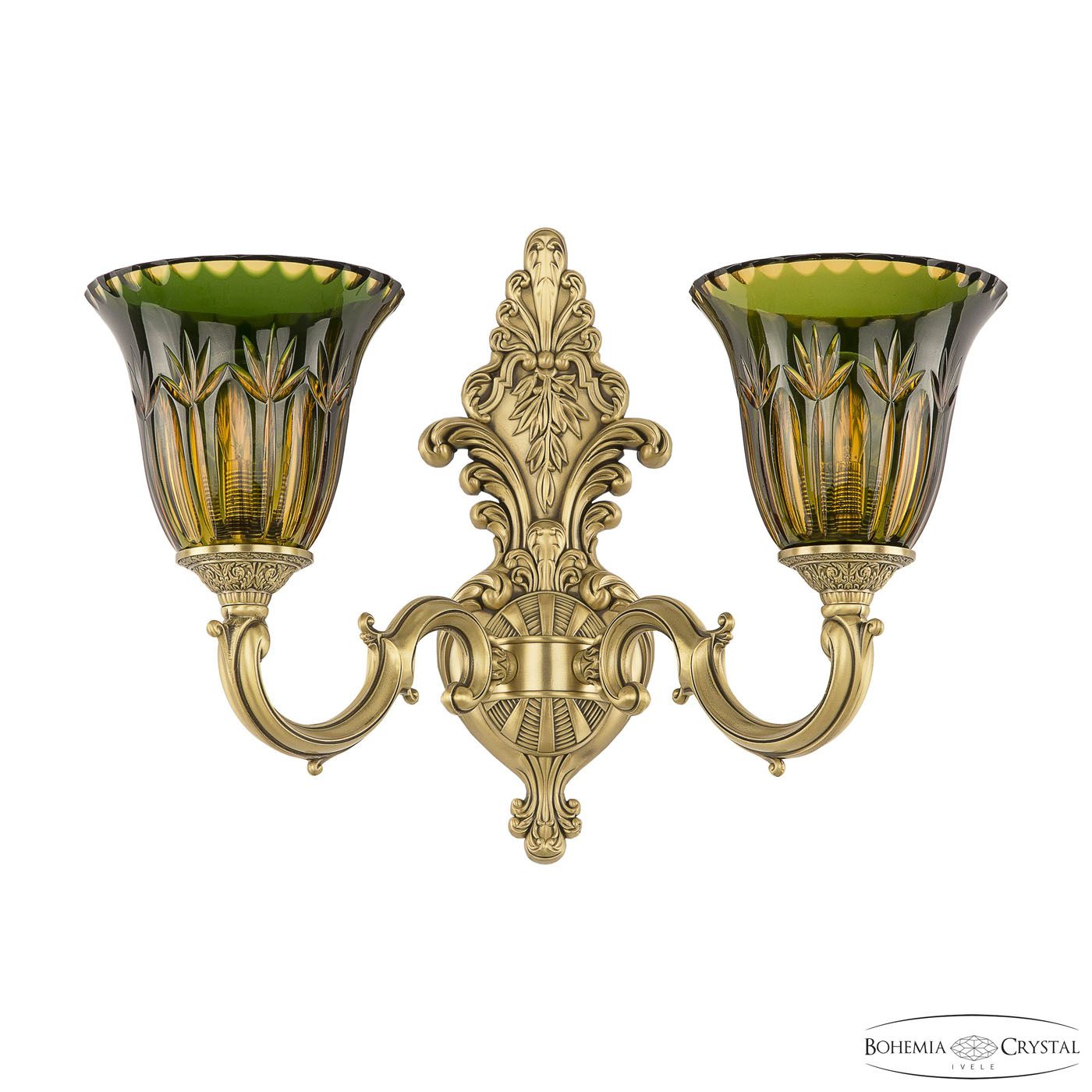 

Бра Bohemia Ivele 7214B14/2/175 FP P2 U Amber-Green/H-1I, 7214B14/2/175 FP P2 U Amber-Green/H-1I