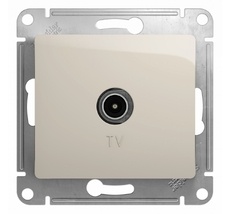 ТВ-розетка встраиваемая оконечная (молочный) Systeme Electric GSL000993