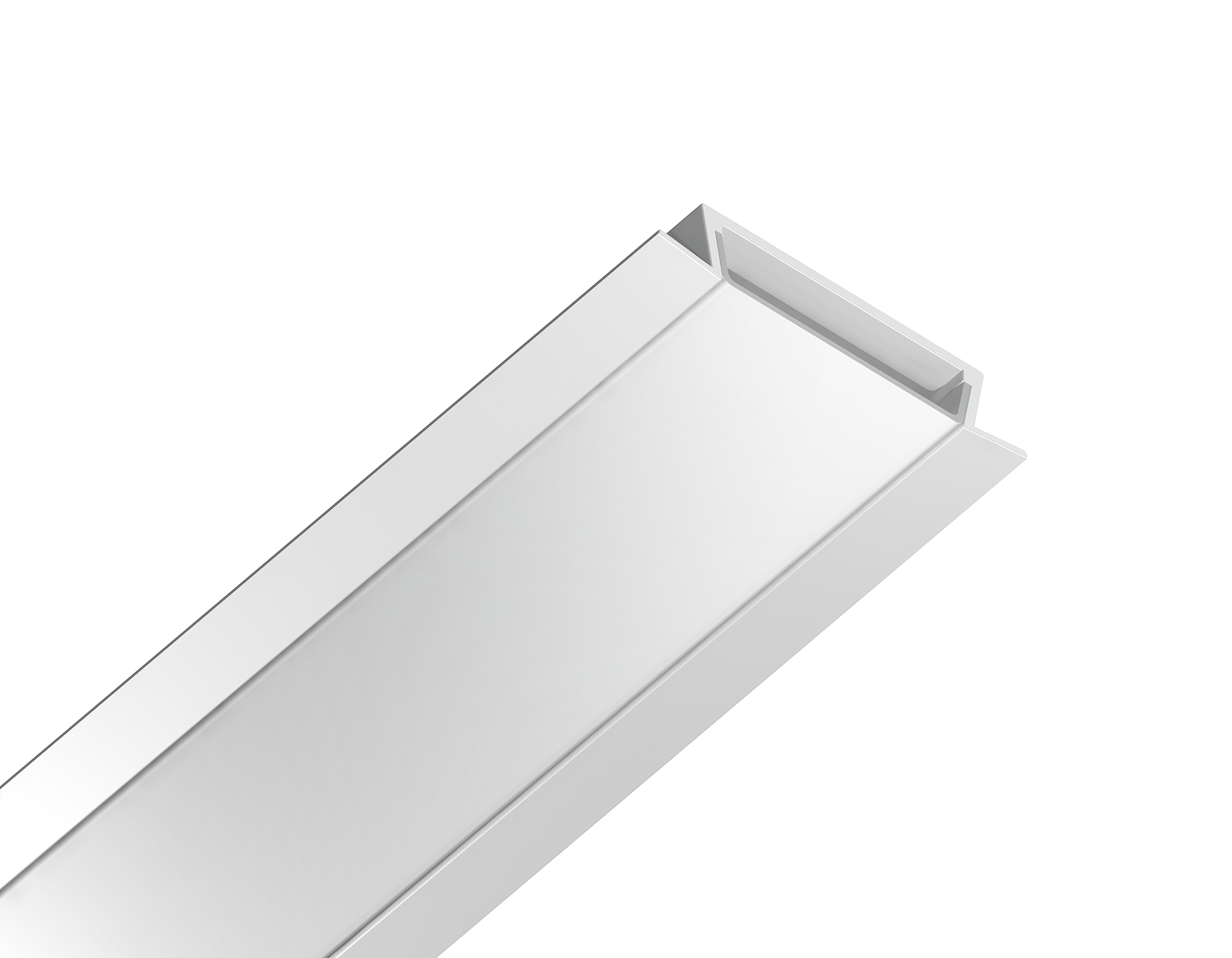 Алюминиевый профиль встраиваемый для ленты до 19,8мм Ambrella Light ILLUMINATION GP1100WH_AMB
