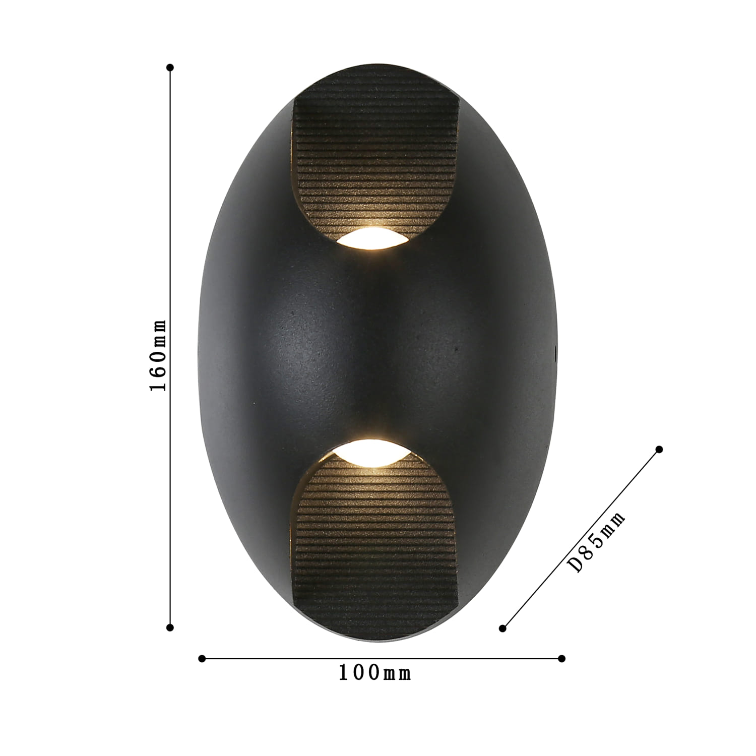 Уличный настенный светильник Brevis Bidirect 2685-2W