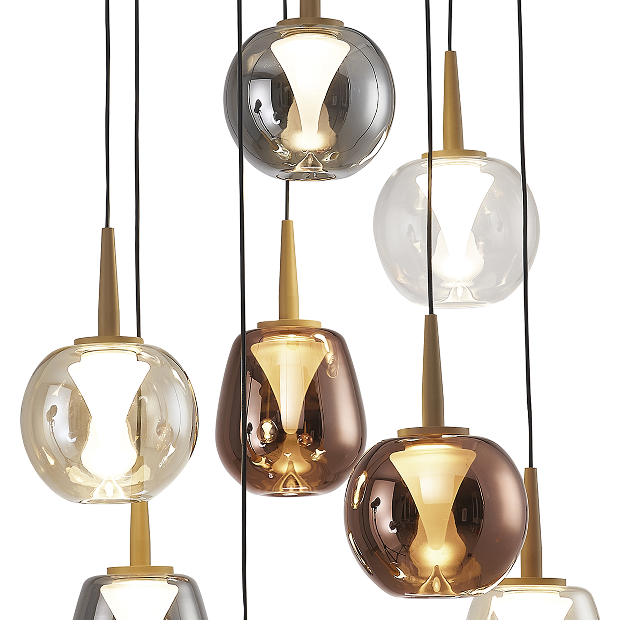 Подвесная люстра MANTRA ANDROMEDA 8933+8PL_MN