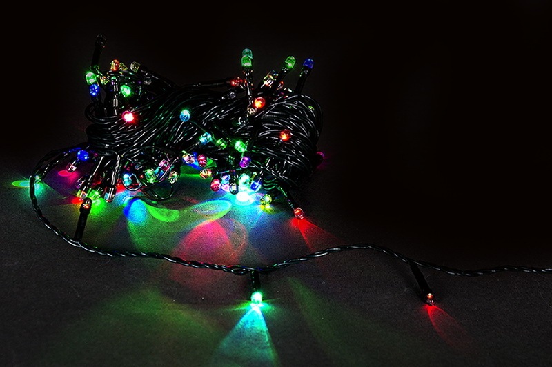 Гирлянда светодиодная с контроллером 10 м Sneha A-001A LED RGB_SN