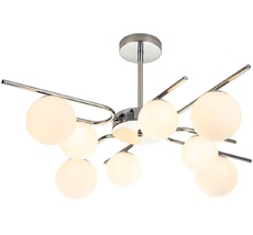 Потолочная люстра на штанге 642/8P G9*40W Escada 642/8P Silver_ESC