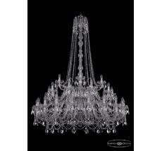 Хрустальная люстра Bohemia Ivele 1411/20+10+5/460/h-175/2d Ni_BI