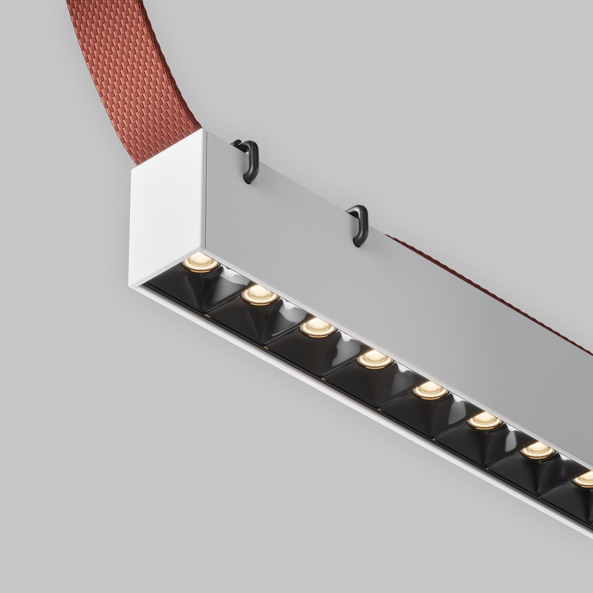 Подвесной светильник для трека-ремня Maytoni Points TR128B-12W3K-M-W_MY