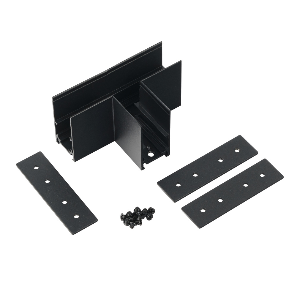 Т-образный коннектор соединитель для накладного шинопровода 48V MyFar MT0201-CT-B