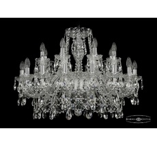 Хрустальная люстра Bohemia Ivele 1411/16+8/300 Ni_BI