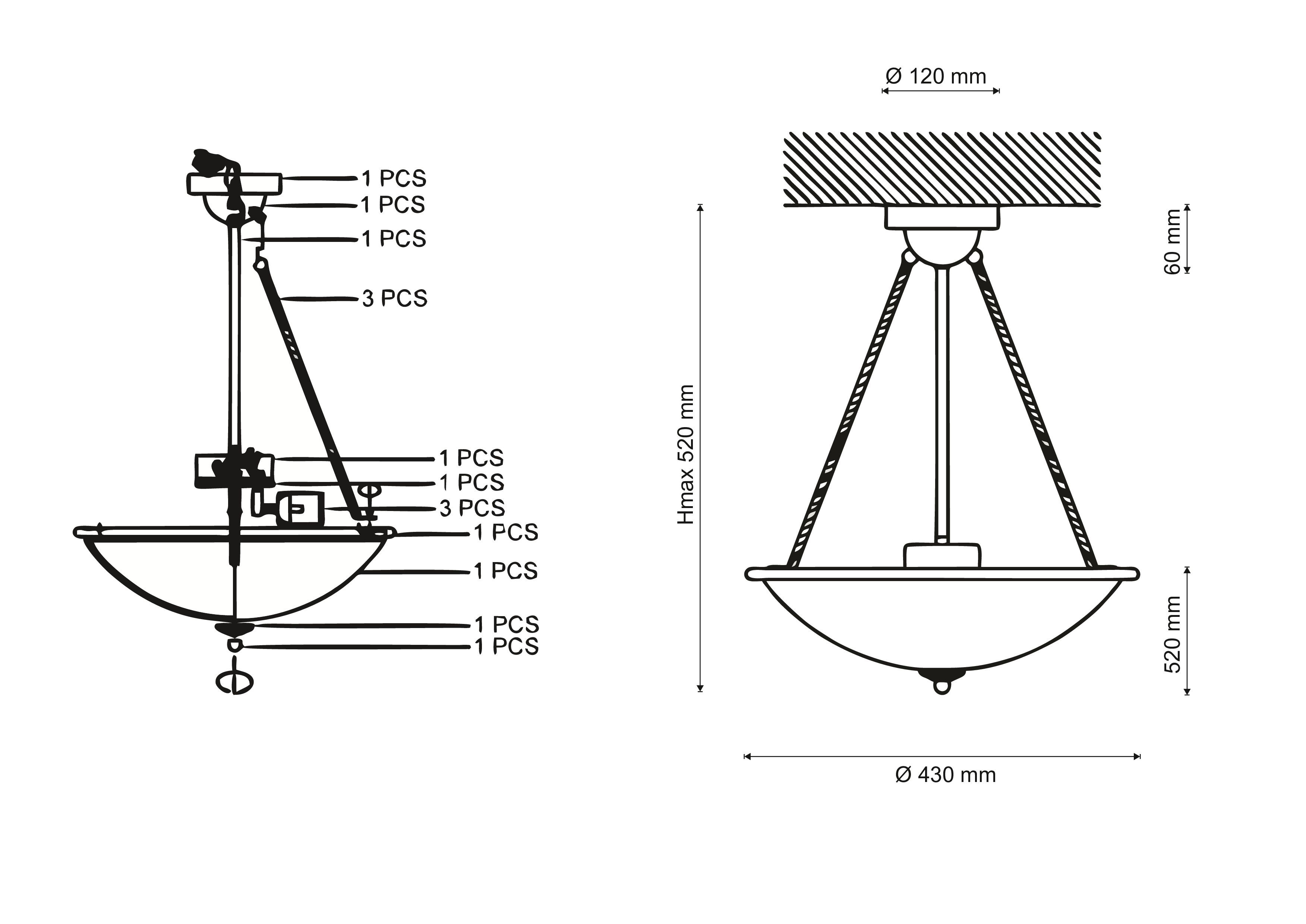 Потолочный светильник Lucia Tucci SESTO SESTO 175.3 R40