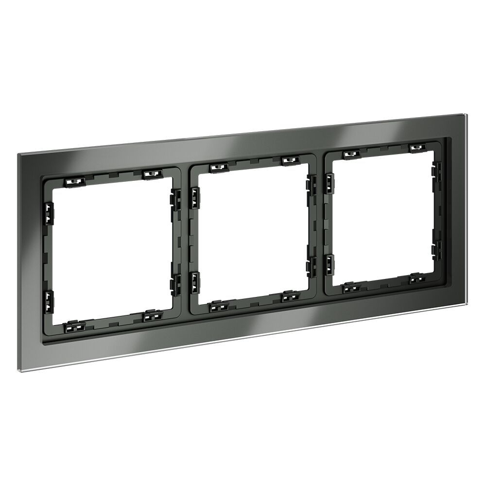 Рамка стеклянная VOLTUM S70 на 3 поста VLS110306