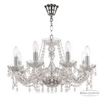 Хрустальная люстра Bohemia Ivele Crystal 112/8/195 Ni V0300_BI