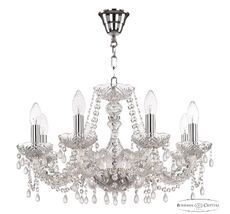 Хрустальная люстра Bohemia Ivele Crystal 112/8/195 Ni V0300_BI