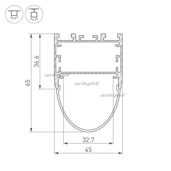 Профиль Arlight ARH-LINE 036347_ARL